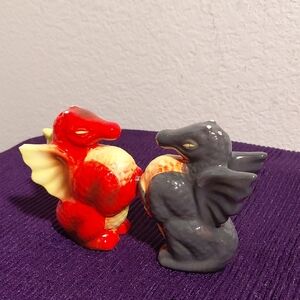 Dragon Ceramic Salt & Pepper Shakers